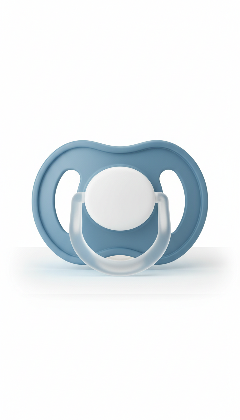 BPA-free baby pacifier with ventilation holes